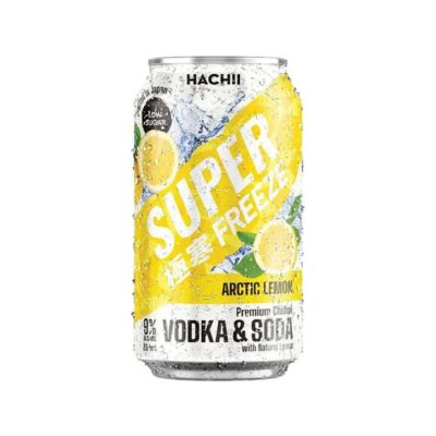 HACHII Super Freeze Low-Sugar Sparkling Drink Arctic Lemon - 350ml