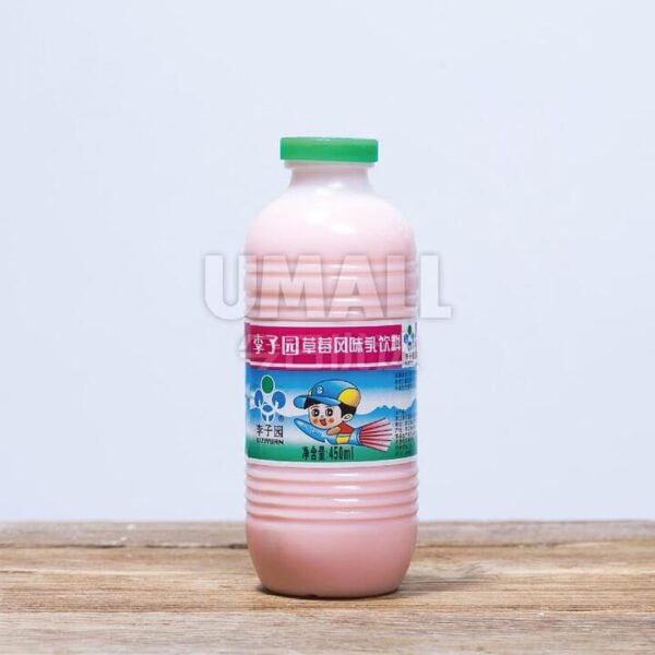Lizi Garden Sweet Milk Drink - Strawberry Flavor - 450ml