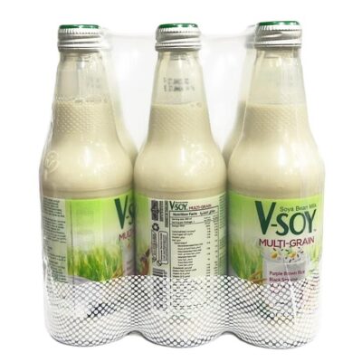 V-Soy Multi-Grain Soya Bean Milk - 300ml x 6pcs