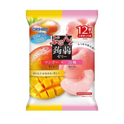 Orihiro Japanese Konjac Jelly Mango & White Peach - 240g