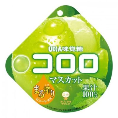UHA Juicy Gummy Candy Green Grape Flavor - 48g