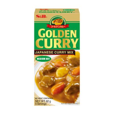 S&B Golden Curry Japanese Curry Mix Medium Hot - 92g