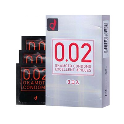 Okamoto 0.02 Ultra Thin Condoms - 3 Pieces