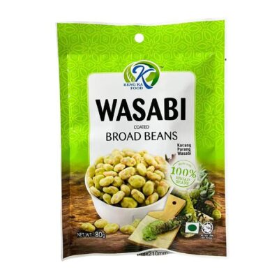 Keng Ka Wasabi Coated Broad Beans - 80g