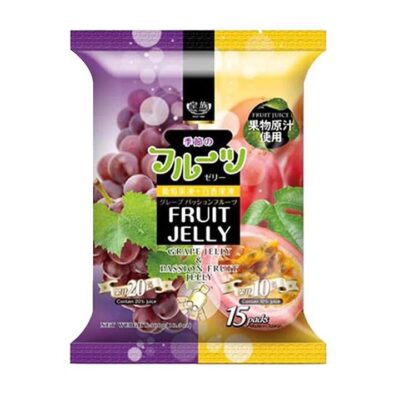 Ousama Grape & Passion Fruit Jelly - 15 Packs, 300g