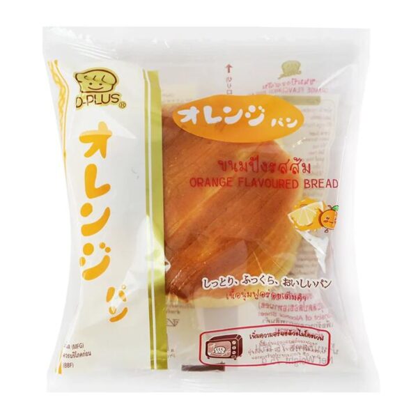D-plus Japanese Orange Flavoured Bread - 75g