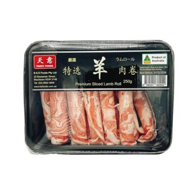 TianYi Premium Sliced Lamb Roll - 250g