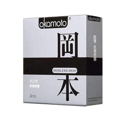 Okamoto Skinless Skin Ultra Thin Condoms - 3 Pieces