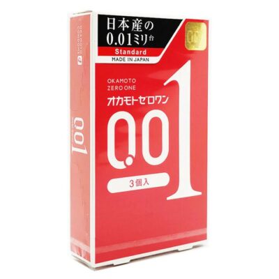 Okamoto 001 Classic Ultra Thin Condoms - 3 Pieces