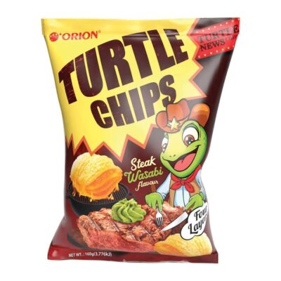 Orion Turtle Chips Steak Wasabi Flavour - 160g