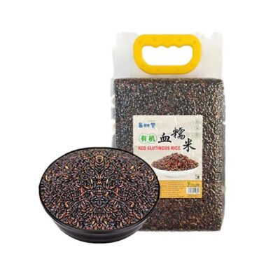 Meishizan Organic Red Glutinous Rice - 2kg