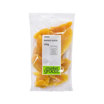 The Market Grocer Sweet Dried Mango Slices - 250g