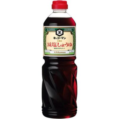 Kikkoman Seasoning Less Salt Soy Sauce 1L