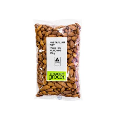 The Market Grocer Crunchy Roasted Almonds 500g