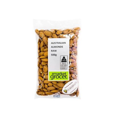 The Market Grocer Classic Raw Almonds 500g