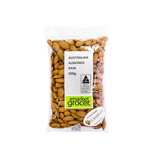 The Market Grocer Classic Raw Almonds 500g