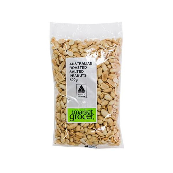 The Market Grocer Roasted Salted Peanuts 500g