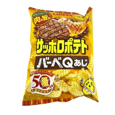 Calbee Sapporo BBQ Waffle Potato Chips - 72g