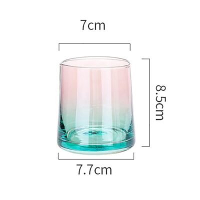 Modern SweetHome Whiskey Glass - Gradient Green