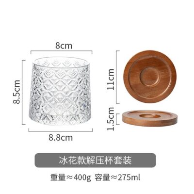 Modern SweetHome Ice Flower Stress Relief Cup Set