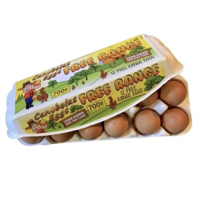 Canobolas Free Range Eggs - 12 Pieces, 700g