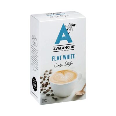 Avalanche Flat White Coffee Powder - 10 Sachets, 140g