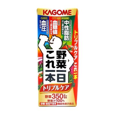 Kagome Vegetable Life Triple Care Low Sugar Low Fat Drink - 200ml