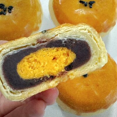G-LAB Red Bean Salted Egg Yolk Pastry - 1 Piece, 60g