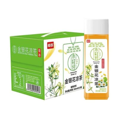 Yeo's Xiaoqinggan Honeysuckle Herbal Tea - 380ml x 15 Bottles