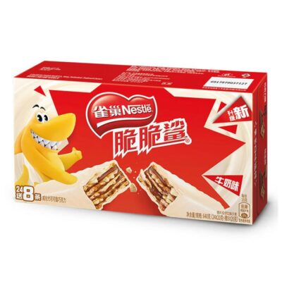 Nestle Crunch Shark Wafer Milk Flavor - 32 Pieces, 640g