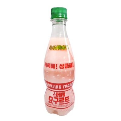 Korean Guagua Du Sparkling Yogurt Drink - 400ml X2