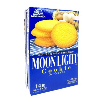 Morinaga Moonlight Egg Butter Wheat Cookies - 14 Pieces, 113g
