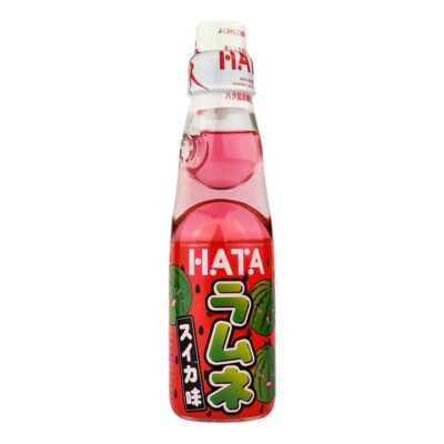 Hata Ramune Soda Salted Watermelon Flavor - 200ml X2