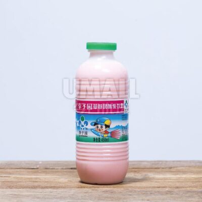 Lizi Garden Sweet Milk Drink - Strawberry Flavor - 450ml X2
