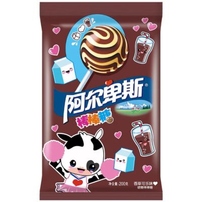 Alps Lollipops Vanilla Cola Flavor - 20 Sticks, 200g