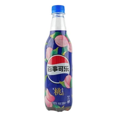 Pepsi White Peach Oolong Flavor 500ml - Pack of 2