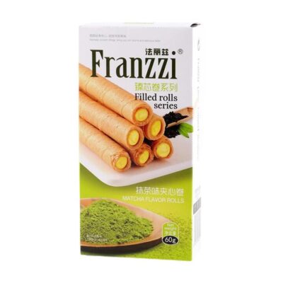 Franzzi Matcha Flavor Filled Rolls - 60g