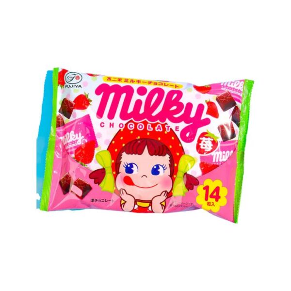 Fujiya Milky Strawberry Chocolate - 14 Pieces