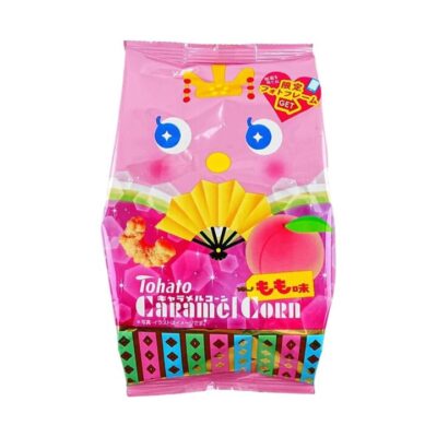 Tohato Caramel Corn Peach Flavor - 62g