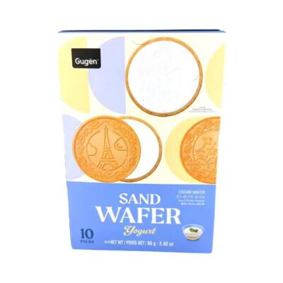 Gugen Yogurt Flavored Sandwich Wafers - 80g