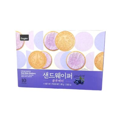 Gugen Blueberry Cream Wafer Biscuits - 80g