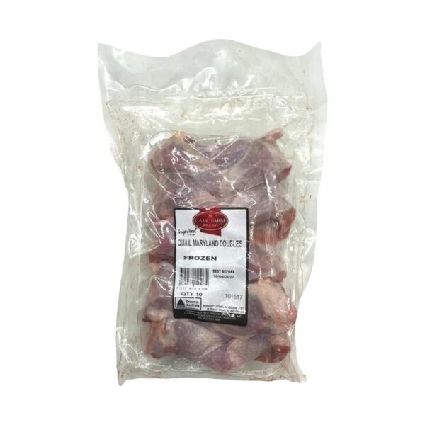 Game Farm Frozen Maryland Quail Legs - 10 Pieces