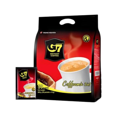 Trung Nguyên G7 Instant Coffee Mix 3-in-1 – 50 Sticks (16 g each, 800 g)