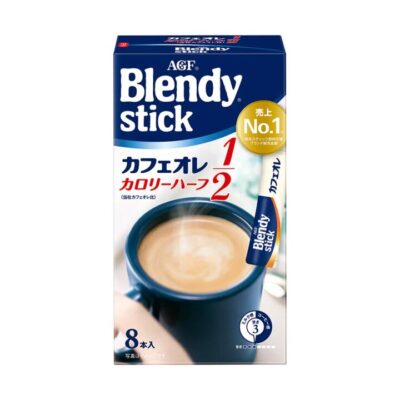 AGF Blendy Stick Cafe au Lait Half Calorie - 8 Sticks