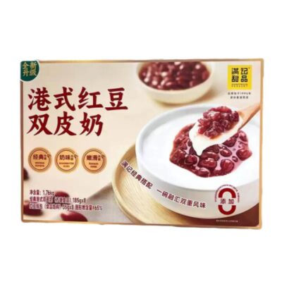 Honeymoon Dessert Hong Kong-Style Red Bean Double-Skin Milk Pudding - 8 Cups, 1.76 kg - Limited Import