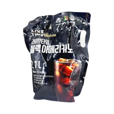 LIVE TIME Black Coffee Bag 2.1L