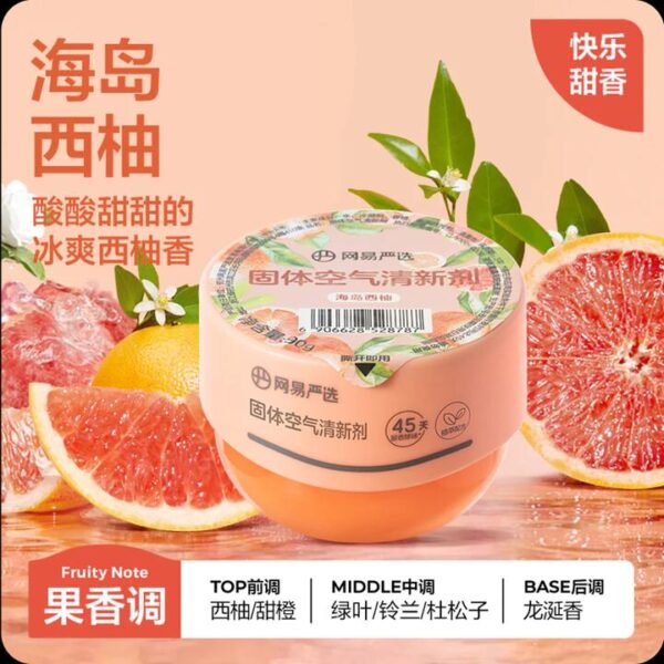 Lifease Solid Air Freshener - Island Grapefruit Scent, 90g