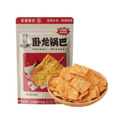 Wolong Spicy Rice Crackers - 240g