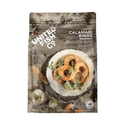 United Fish Co New Zealand Crumbed Calamari Rings - 1kg