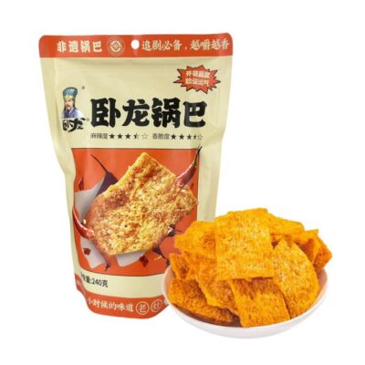 Wolong Hot Rice Crackers - 240g